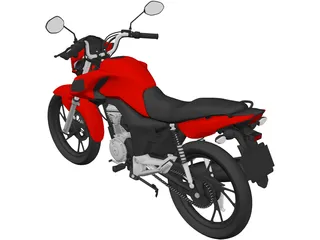 Honda Fan 160 3D Model