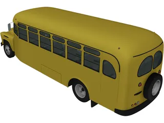 Chevrolet 6700 School Bus (1955) 3D Model