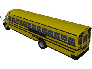 GMC B-Series School Bus (2000) 3D Model