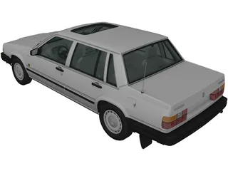 Volvo 740 GL (1985) 3D Model