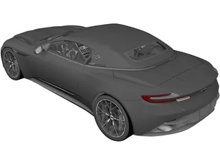 Aston Martin DB11 Volante (2019) 3D Model