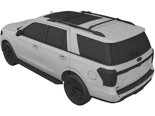 Ford Expedition XLT (2021) 3D Model