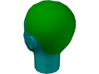 Head Female 3D Model