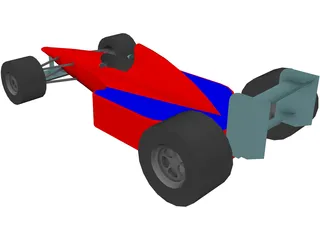 Formula 1 Car 3D Model