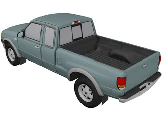 Mazda Pickup (1999) 3D Model