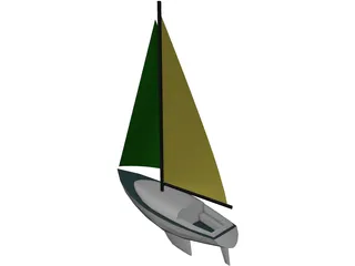 Sailboat 3D Model