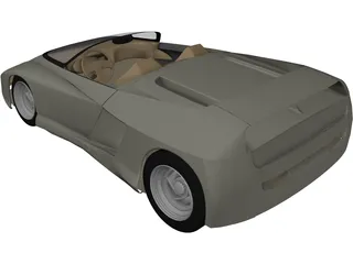 Ferrari Mythos Concept 3D Model