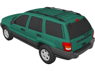 Jeep Grand Cherokee (2000) 3D Model