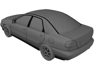 Volvo S40 (2000) 3D Model