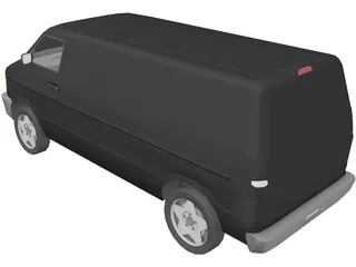 Dodge Van 3D Model