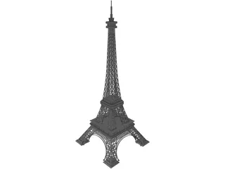 Eiffel Tower 3D Model