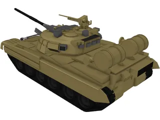 T-80 3D Model