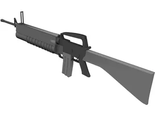 M16 A1 3D Model