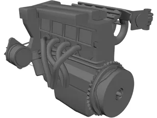 Engine 3D Model