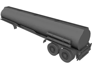 Trailer Tanker 3D Model