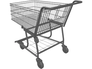 Shopping Cart 3D Model