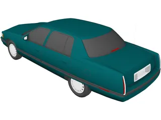 Cadillac DeVille (1994) 3D Model