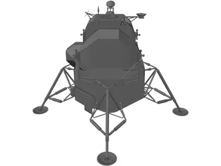 Apollo Lunar Lander 3D Model