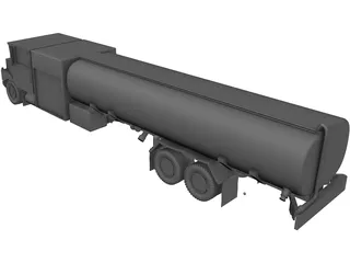 Fuel Truck 3D Model