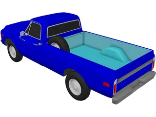 Chevrolet C10 Pickup (1972) 3D Model