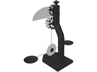 Pendulum Scales 3D Model