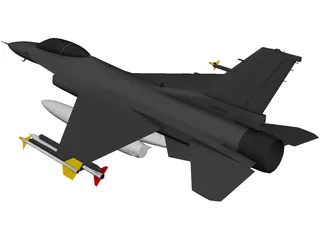 F-16C 3D Model