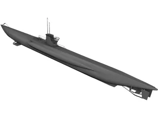 U-Boat 3D Model