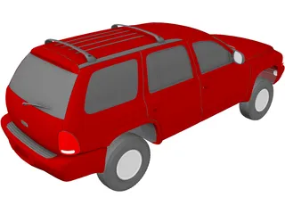 Dodge Durango (1998) 3D Model