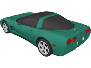 Chevrolet Corvette (1997) 3D Model