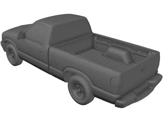 Chevrolet S10 Pickup (1998) 3D Model