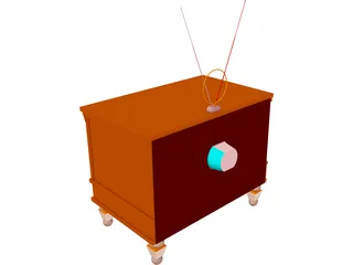 Television 3D Model