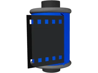 Film Roll 3D Model