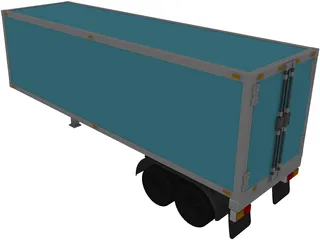 Trailer Box 3D Model