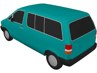 Ford Aerostar Van (1989) 3D Model