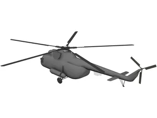 Mil Mi-8 Hip 3D Model