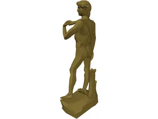 David Statue 3D Model