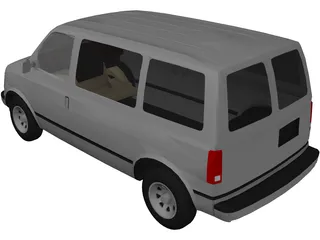 Chevrolet Astro Van (1986) 3D Model