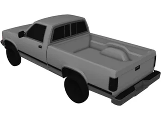 Dodge Dakota (1988) 3D Model