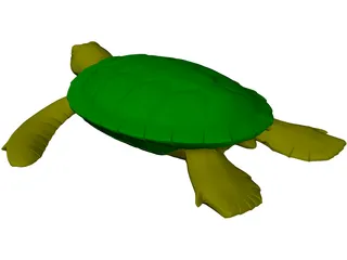 Turtle 3D Model