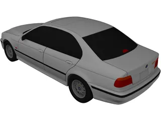 BMW 528i (1997) 3D Model