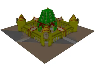 Castle 3D Model