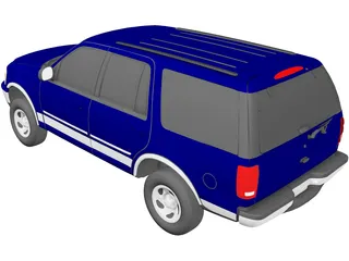 Ford Expedition XLT (1997) 3D Model