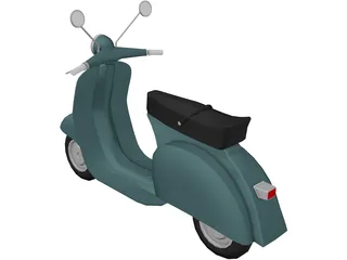 Scooter Vespa 3D Model