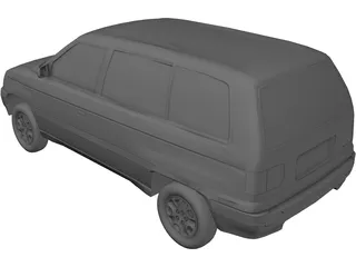 Mazda MPV (1992) 3D Model