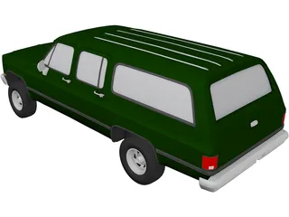 Chevrolet Suburban (1986) 3D Model