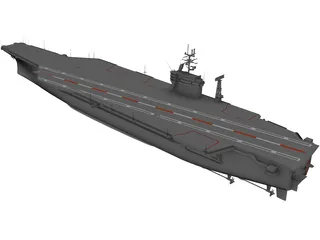 CVN-68 Nimitz 3D Model