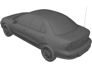 Chevrolet Cavalier Sedan (1998) 3D Model