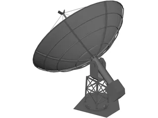 Satellite Dish 3D Model