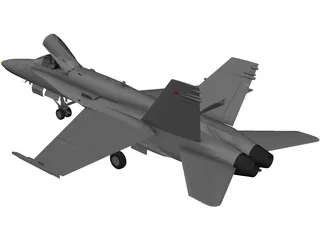 F-18C 3D Model