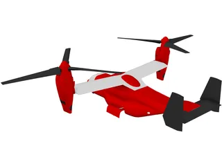 Bell-Boeing V-22 Osprey 3D Model